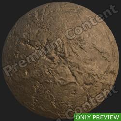 PBR Substance Material of Rock